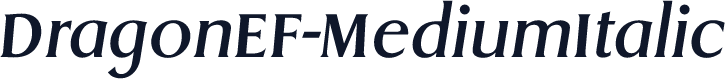 DragonEF-MediumItalic