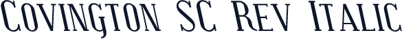 Covington SC Rev Italic