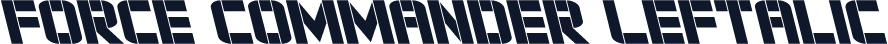 Force Commander Leftalic