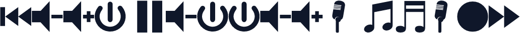 font bottons music