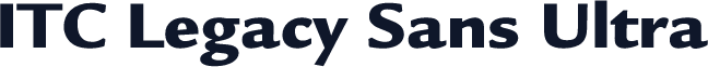 ITC Legacy Sans Ultra