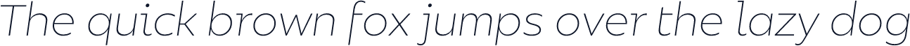 Bilbao Ultra Light Italic