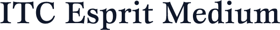 ITC Esprit Medium
