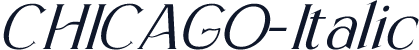 CHICAGO-Italic