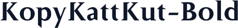 KopyKattKut-Bold