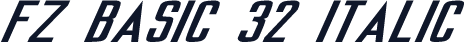 FZ BASIC 32 ITALIC