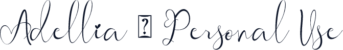 Adellia - Personal Use