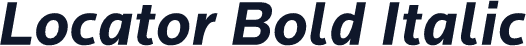 Locator Bold Italic