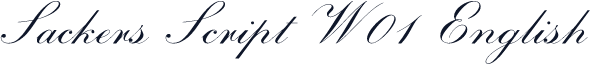 Sackers Script W01 English
