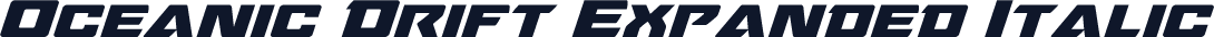 Oceanic Drift Expanded Italic