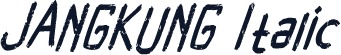 JANGKUNG Italic