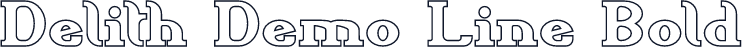 Delith Demo Line Bold