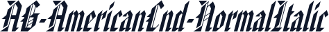 AG-AmericanCnd-NormalItalic