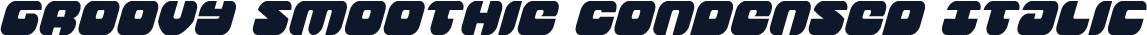 Groovy Smoothie Condensed Italic
