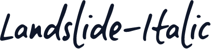 Landslide-Italic