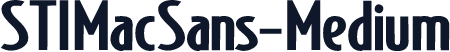 STIMacSans-Medium