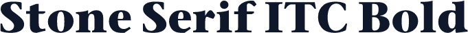 Stone Serif ITC Bold