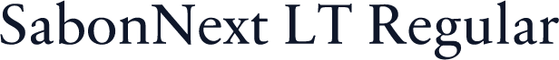 SabonNext LT Regular