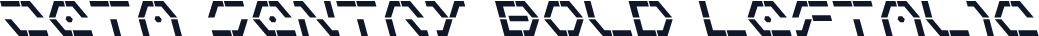 Zeta Sentry Bold Leftalic
