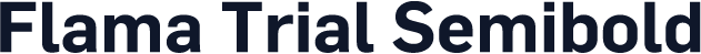 Flama Trial Semibold