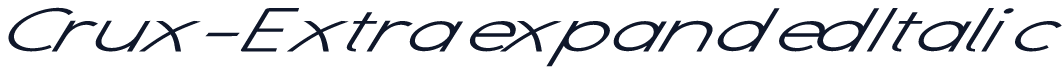 Crux-ExtraexpandedItalic