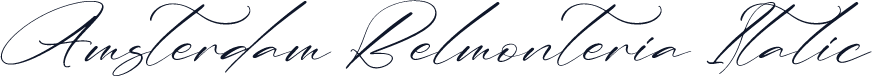 Amsterdam Belmonteria Italic
