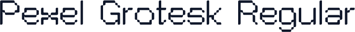 Pexel Grotesk Regular