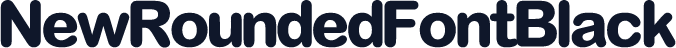 NewRoundedFontBlack