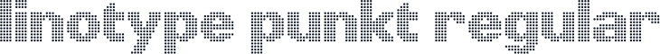 Linotype Punkt Regular