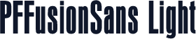 PFFusionSans Light