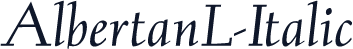AlbertanL-Italic