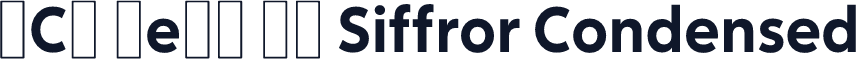 ICA Text Ny Siffror Condensed