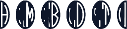 HaroldsMonograms-BlackOvalTwo