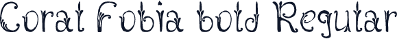 Coral Fobia bold Regular