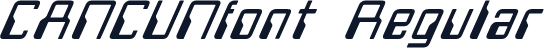 CANCUNfont Regular