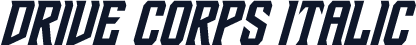 Drive Corps Italic