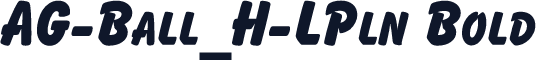 AG-Ball_H-LPln Bold