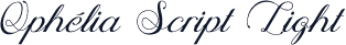 Ophélia Script Light