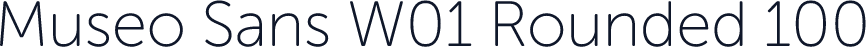 Museo Sans W01 Rounded 100