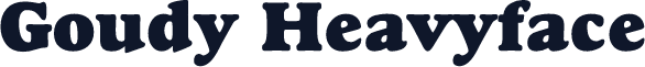 Goudy Heavyface