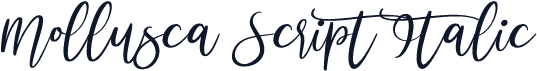Mollusca Script Italic