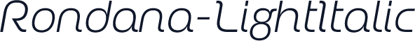 Rondana-LightItalic
