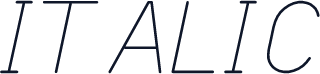 ITALIC
