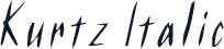 Kurtz Italic
