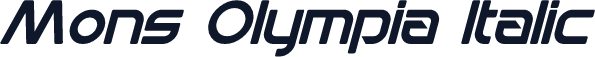 Mons Olympia Italic