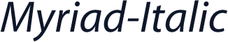 Myriad-Italic