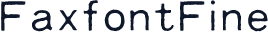 FaxfontFine