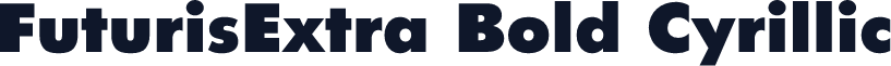 FuturisExtra Bold Cyrillic