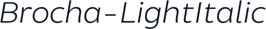 Brocha-LightItalic
