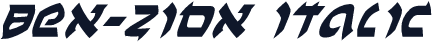 Ben-Zion Italic